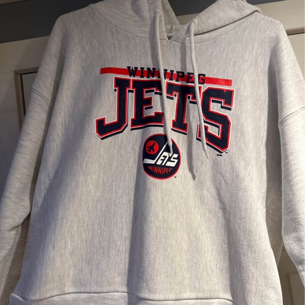 Champion Gray Winnipeg Jets Hoodie
